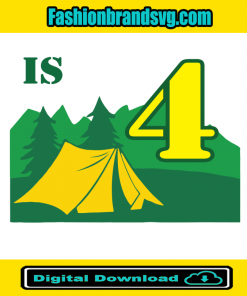 Camping Summer 4 Year Old Svg