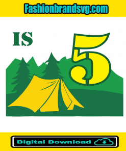 Camping Summer 5 Year Old Svg
