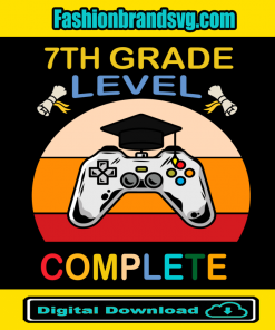 7th Grade Level Complete Svg
