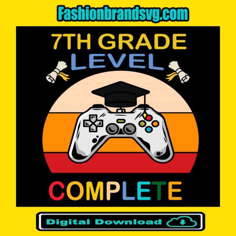7th Grade Level Complete Svg