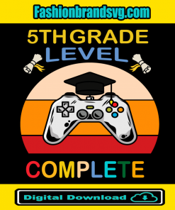 5th Grade Level Complete Svg