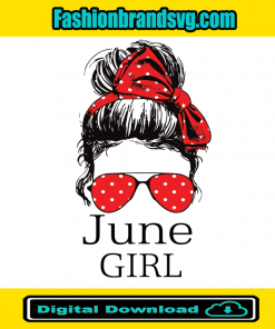 June Girl Red Bandana Sunglass Face Girls