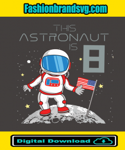 8th Astronaut Birthday Boy