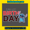 It Is My Birthday Stitch Svg
