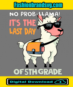 Llama 5th Grade Svg