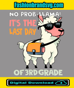 Llama Of 3rd Grade Svg
