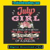 July Girl The Soul Of A Witch The Fire Of A Lioness Svg
