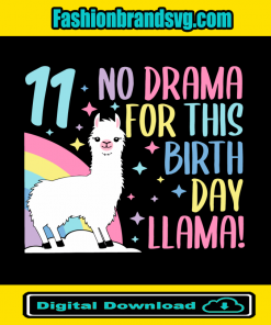 No DramaNo Drama For This Birthday Llama Svg For This Birthday Llama Svg