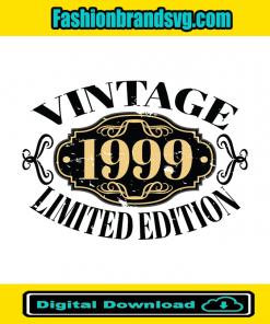 Vintage 1999 Limited Edition Svg