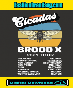 Cicadas Brood X 2021 Tour Svg