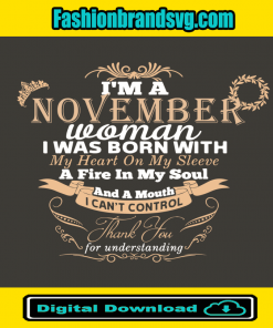 Im A November Woman