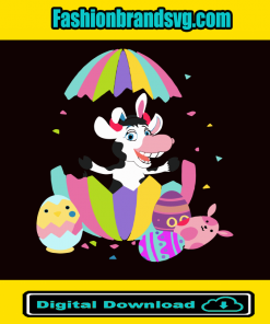 Easter Funny Cow Svg