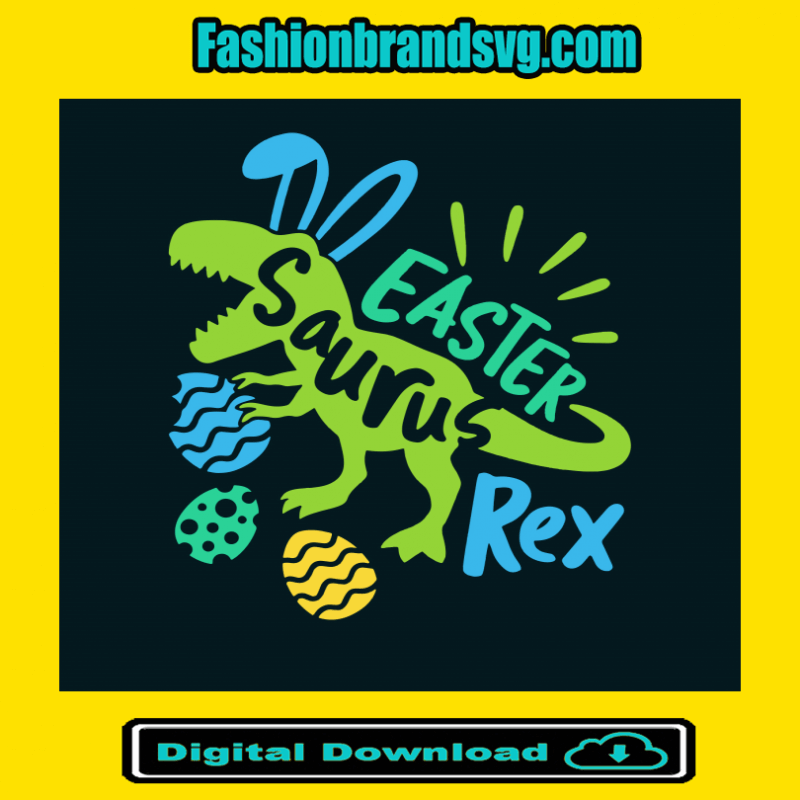 Easter Saurus Rex Svg