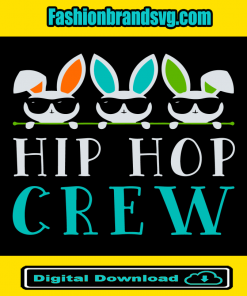 Bunny Hiphop Crew Svg