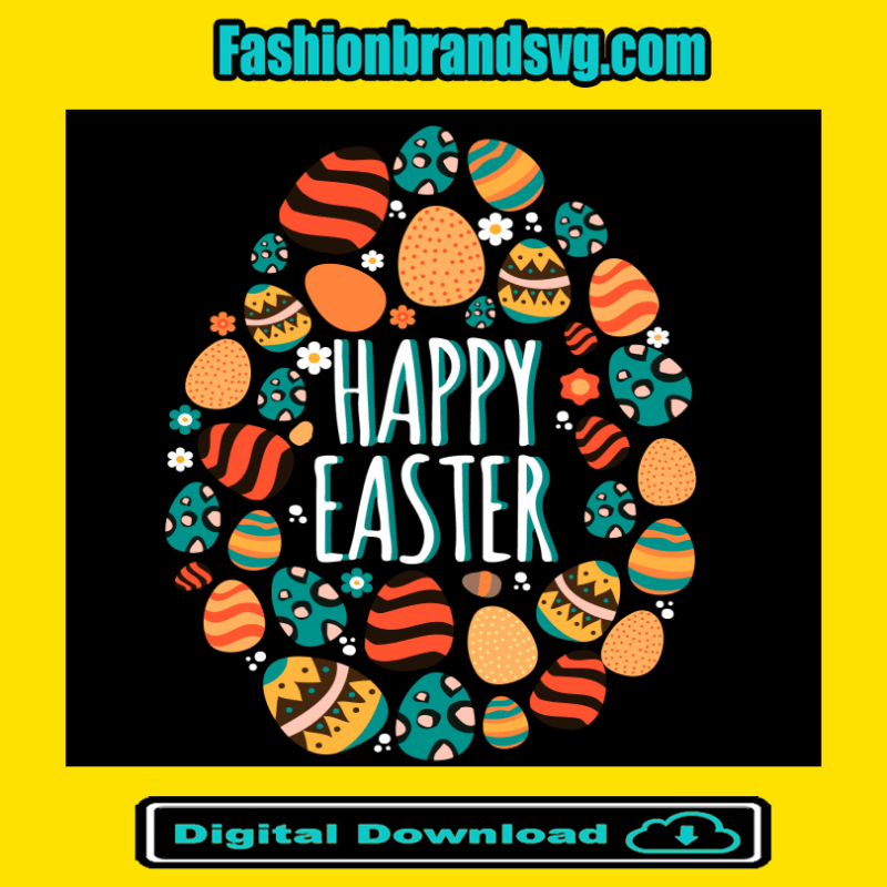 Happy Easter Bunny Eggs