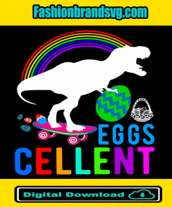 Dinosaurus Easter Eggscellent Svg