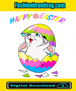 Happy Easter Cute Rabbit