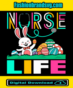 Bunny Nurse Life Svg