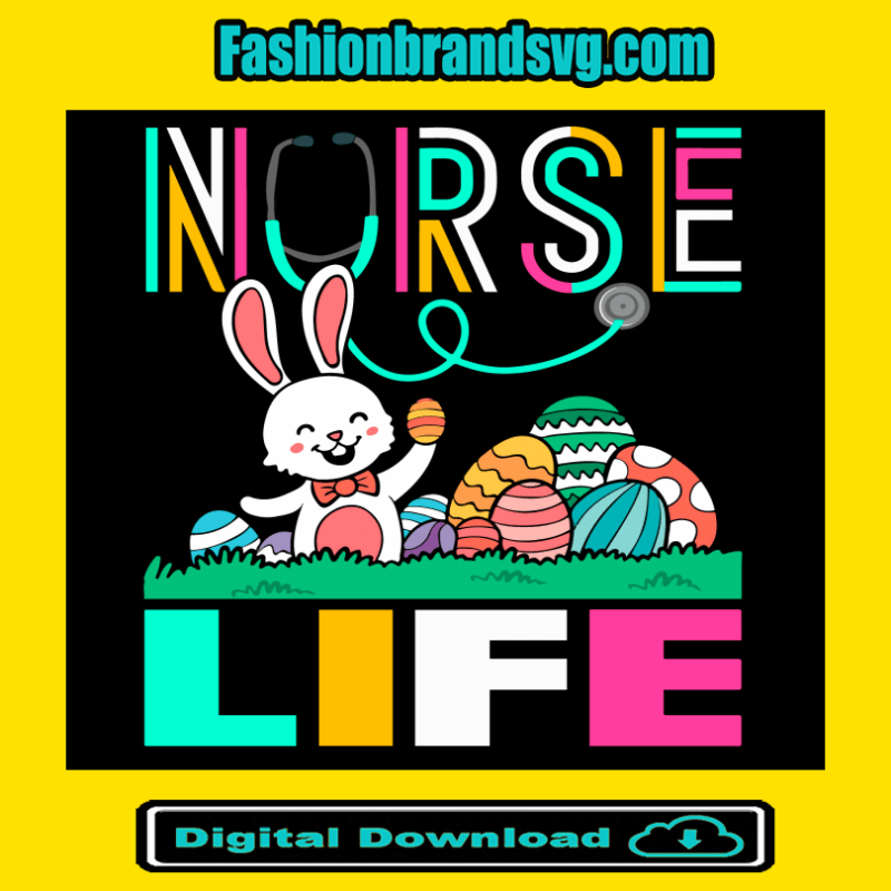 Bunny Nurse Life Svg