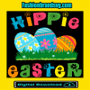 Hippie Easter Svg