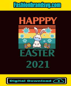 Happy Easter Bunny Svg