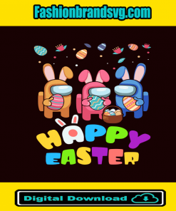 Among Us Happy Easter Svg
