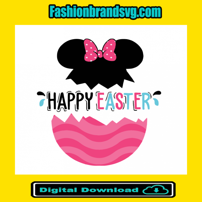 Minnie Head Happy Easter