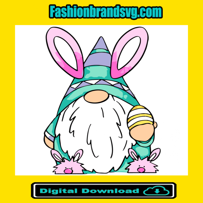 Easter Bunny Gnomes Svg