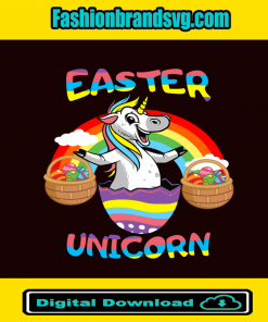 Easter Unicorn Svg