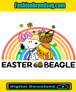 Snoopy Easter Beagle Svg