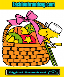 Woodstock Easter Eggs Basket