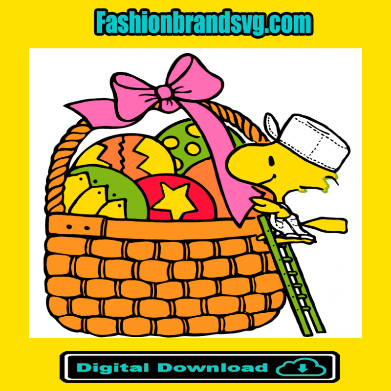 Woodstock Easter Eggs Basket
