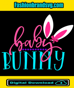Baby Bunny Ears Svg