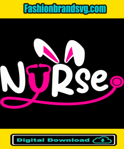 Easter Bunny Nurse Svg