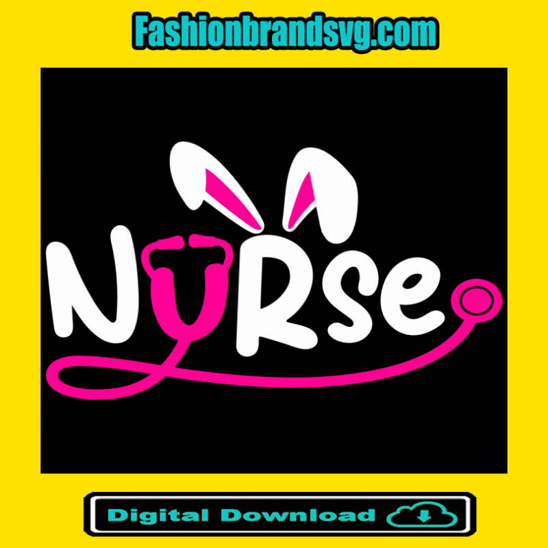 Easter Bunny Nurse Svg