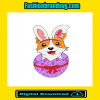 Happy Easter Corgi Bunny