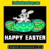 Happy Easter Rabbit Svg