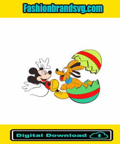 Easter Mickey And Pluto Dog