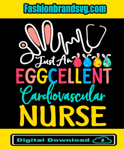 Eggcellent Cardiovascular Nurse Svg