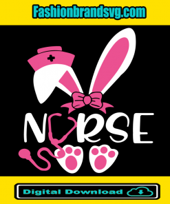 Bunny Nurse Easter Svg