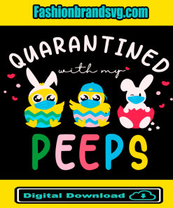 Easter Quarantined Peeps Svg