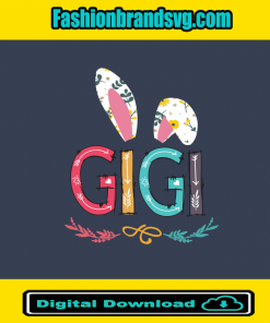Gigi Bunny Easter Svg
