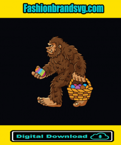 Bigfoot Happy Easter Svg