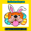 Dog Funny Face Easter Day