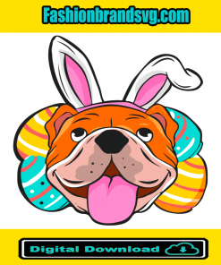 Dog Funny Face Easter Day