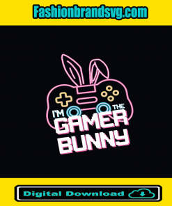 Easter Gamer Bunny Svg