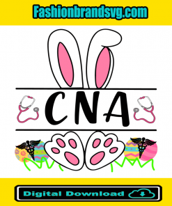 CNA Bunny Easter Svg