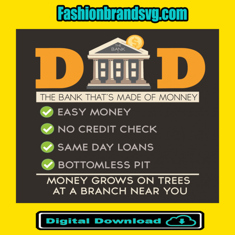Dad Bank Meaning Svg