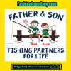 Father And Son Fishing Partners