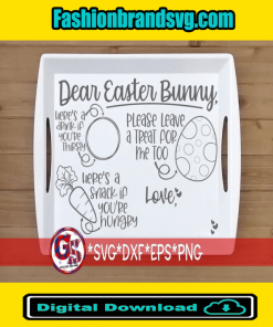 Dear Easter Bunny Svg